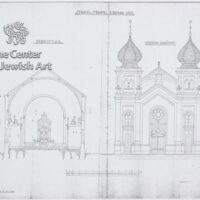 Donjogradska sinagoga – nacrt